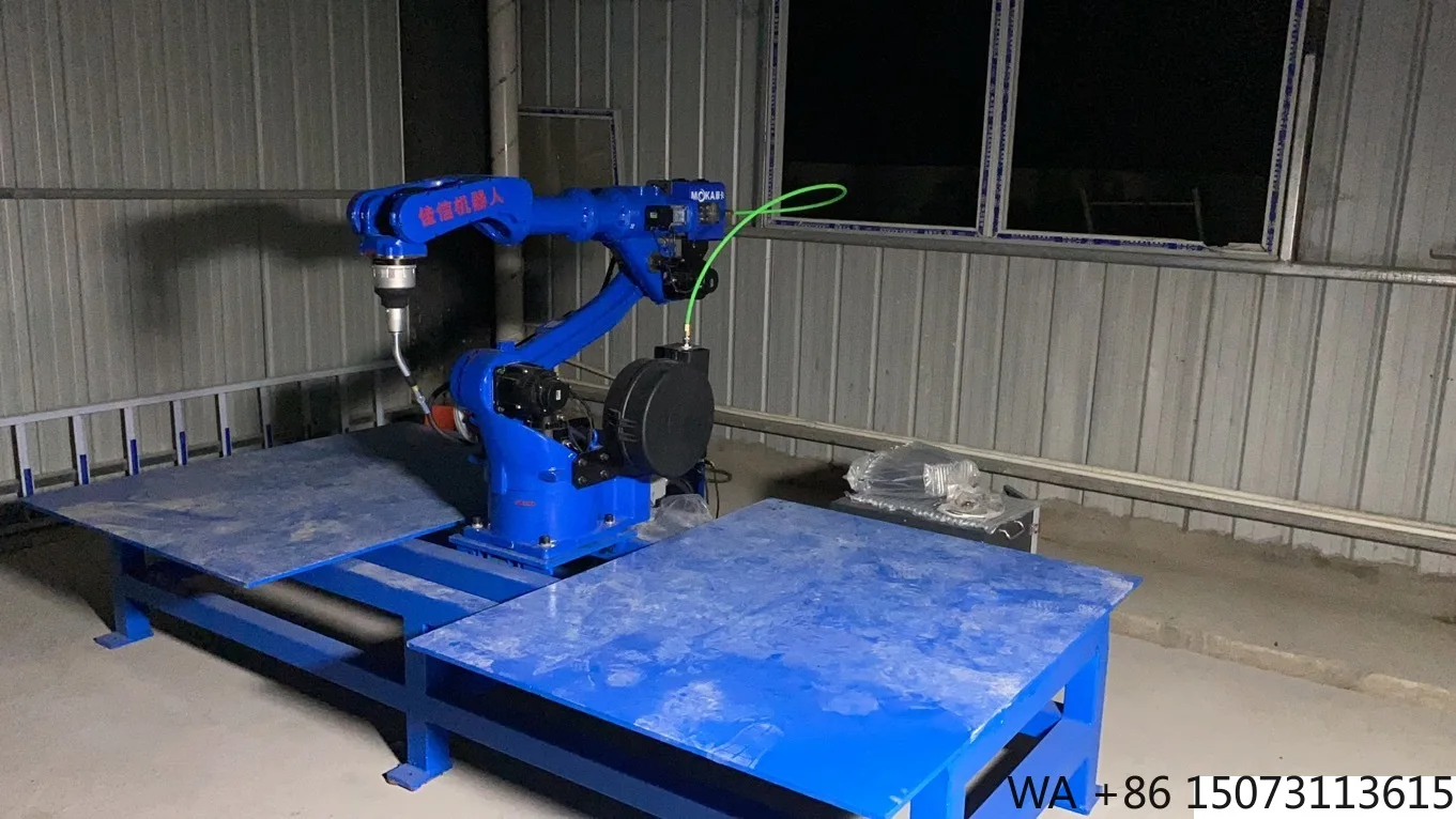 Lengan Robot Pengelasan Otomatis 6-Axis Berkualitas Tinggi - Pengelasan Cerdas untuk Komponen Bengkel Industri