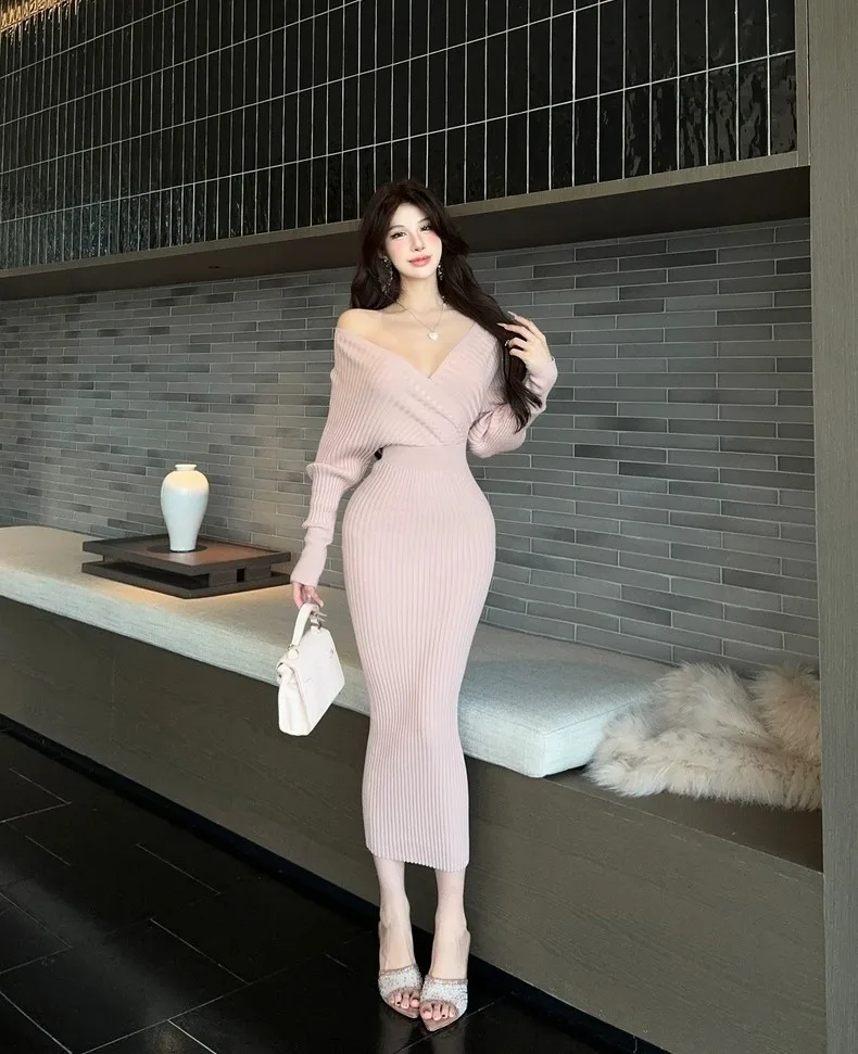 Vestidos cerimônia feminina outono malha contas em camadas bola querida fairycore artístico único soiree elegante high-end bela ajuste