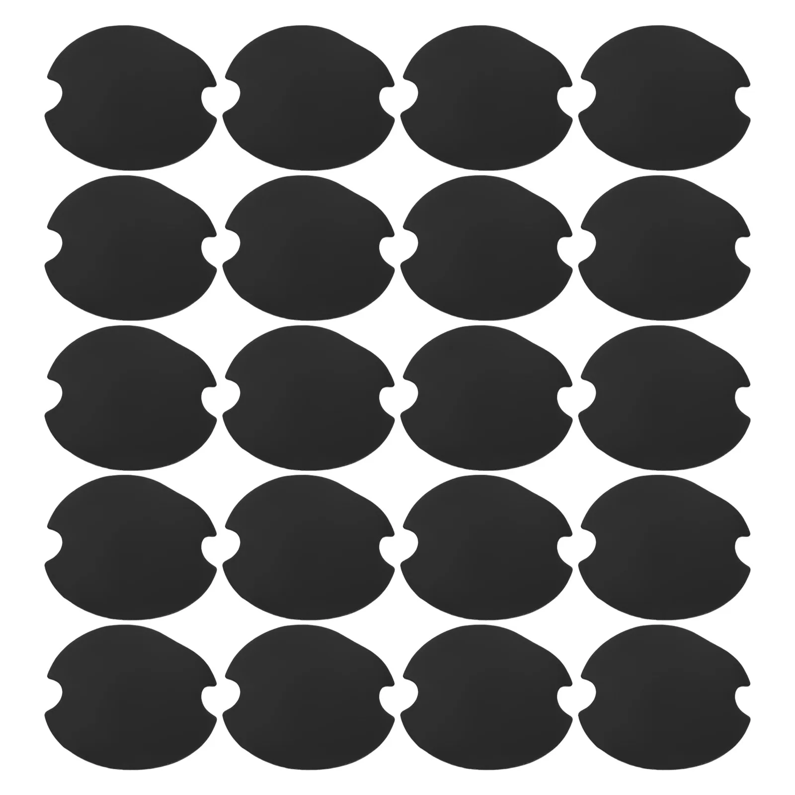 100Pcs Round Plastic Ring Display Cards Black Jewelry Holder Sheets Small Plastic Ring Organizer for Retail Showcase Storage