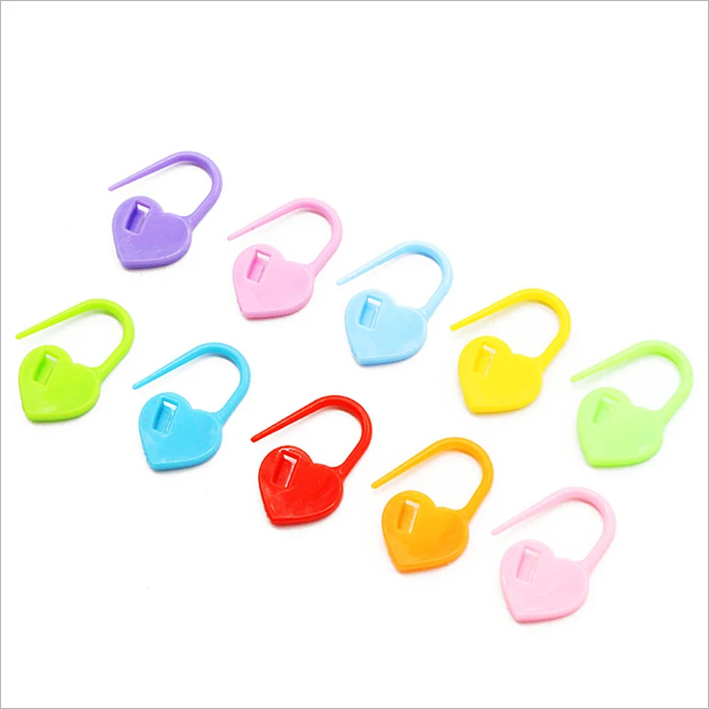 Mix Color Plastic Knitting Tools Mini Resin Small Clips Pins Locking Stitch Markers Crochet Sewing Needle Clip Hooks Accessories