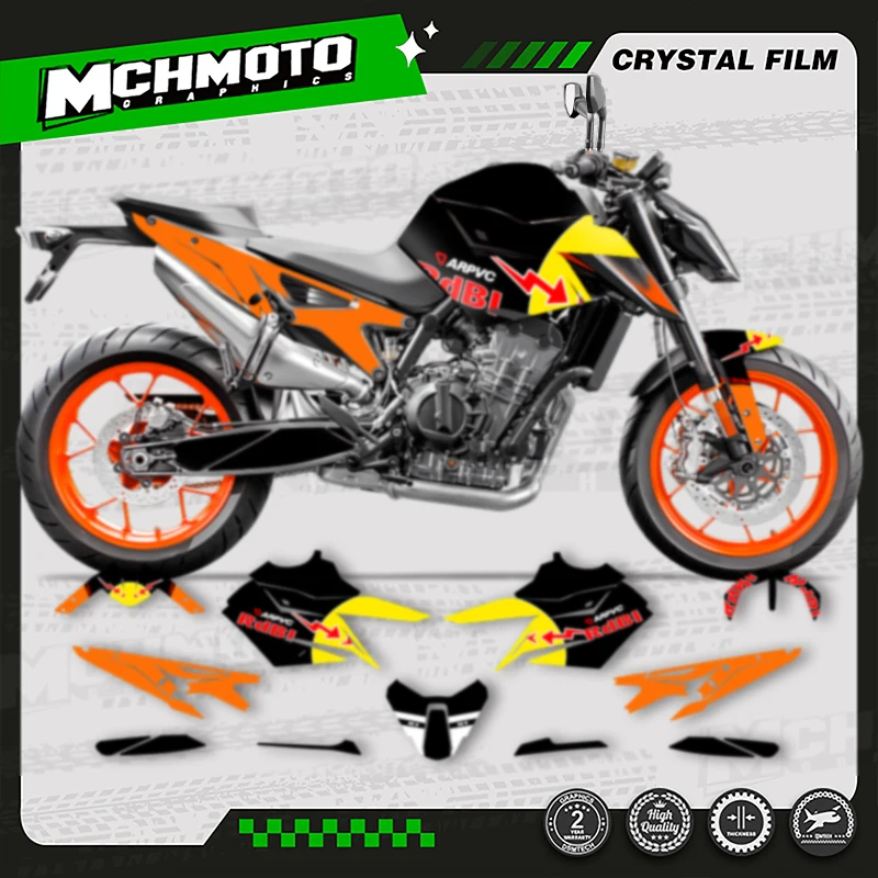 

MCHMFG For KTM 2018 2019 2020 2021 Duke 790 890 Motorcycle Graphics Background Decals Stickers Kits