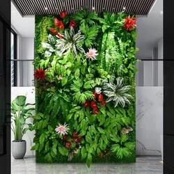 40 * 120CM Home Garden Green Plant Decoration Artificial Landscape Wall Decoration Board Lawn Fence Plant Wall Grass