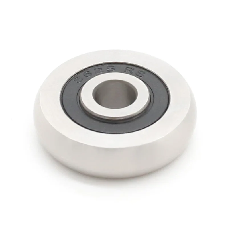 Non-standard bearing S625RS inner ring protruding outer ring circular arc deep groove ball bearing, source wholesale