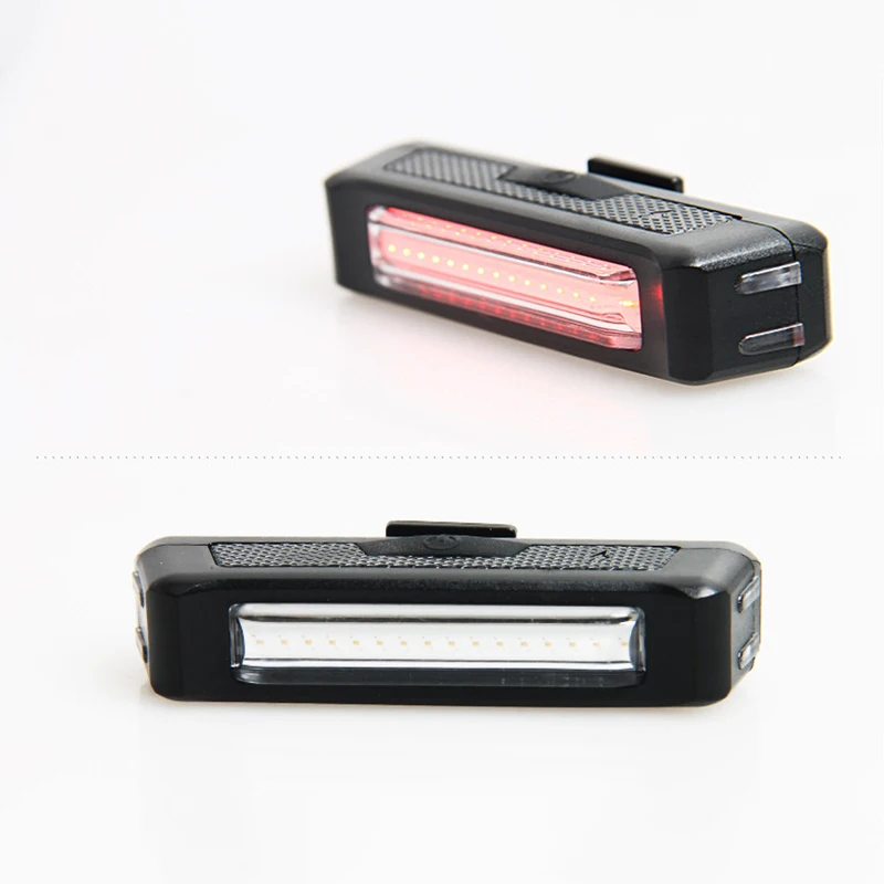 1PCS Bicycle Waterproof Taillight/Mountain Bike Rechargeable Warning Light Headlight