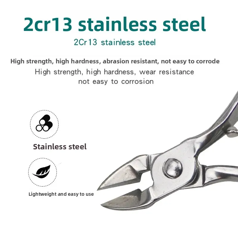 

High Quality Cuticle Nipper Professional Nail Art Tool Stainless Steel Manicure Trimmer Dead Skin Remover Scissor
