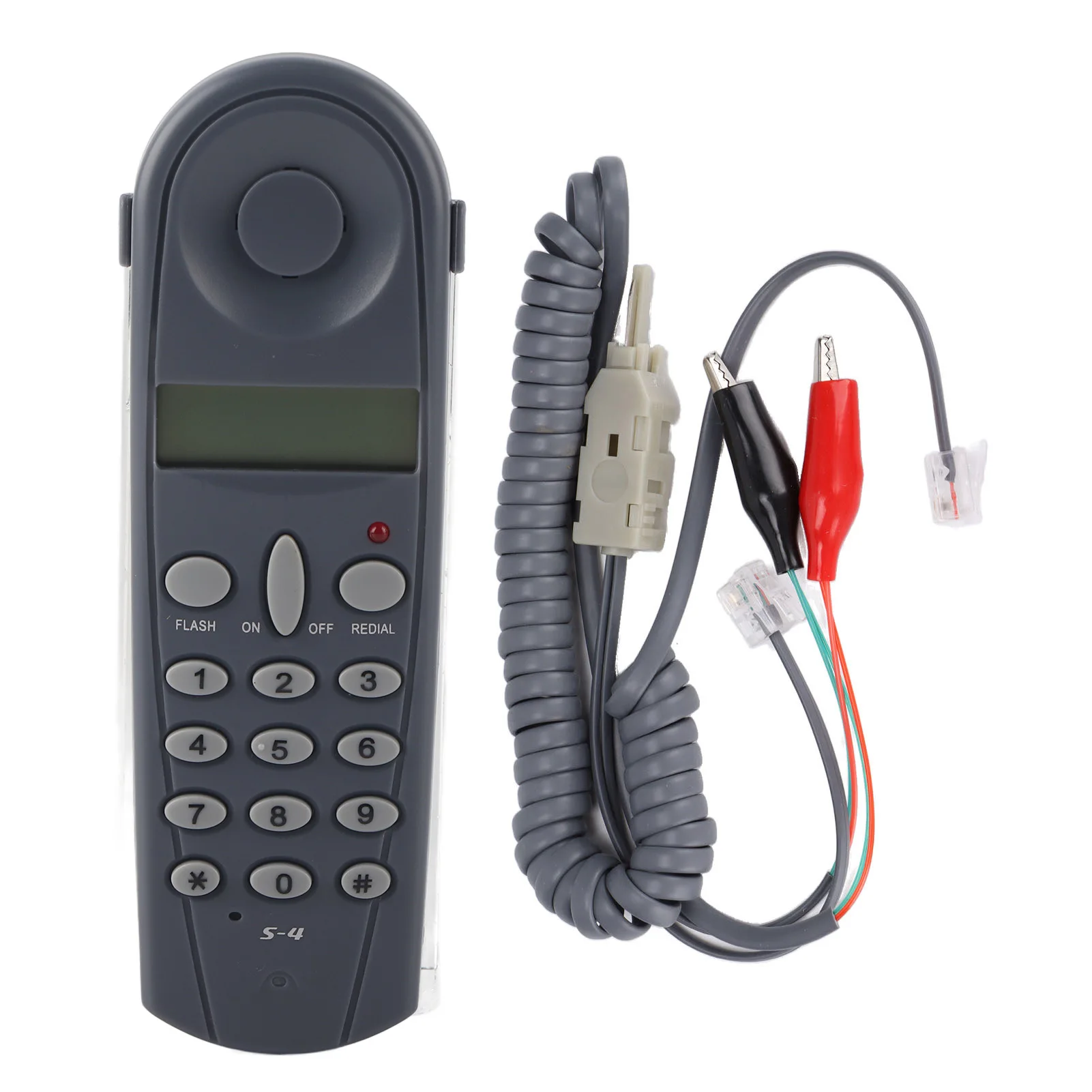 Professional Device Network Cable Tester Telephone Phone Butt Test Tester Lineman Cable Line Fault