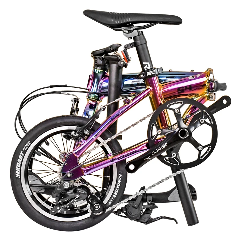 14 Inch Ultralight Foldable Bicycle 2023 New 9 Speed Aluminum Alloy Lightweight Road Mountain Bike Commuter City Bikes