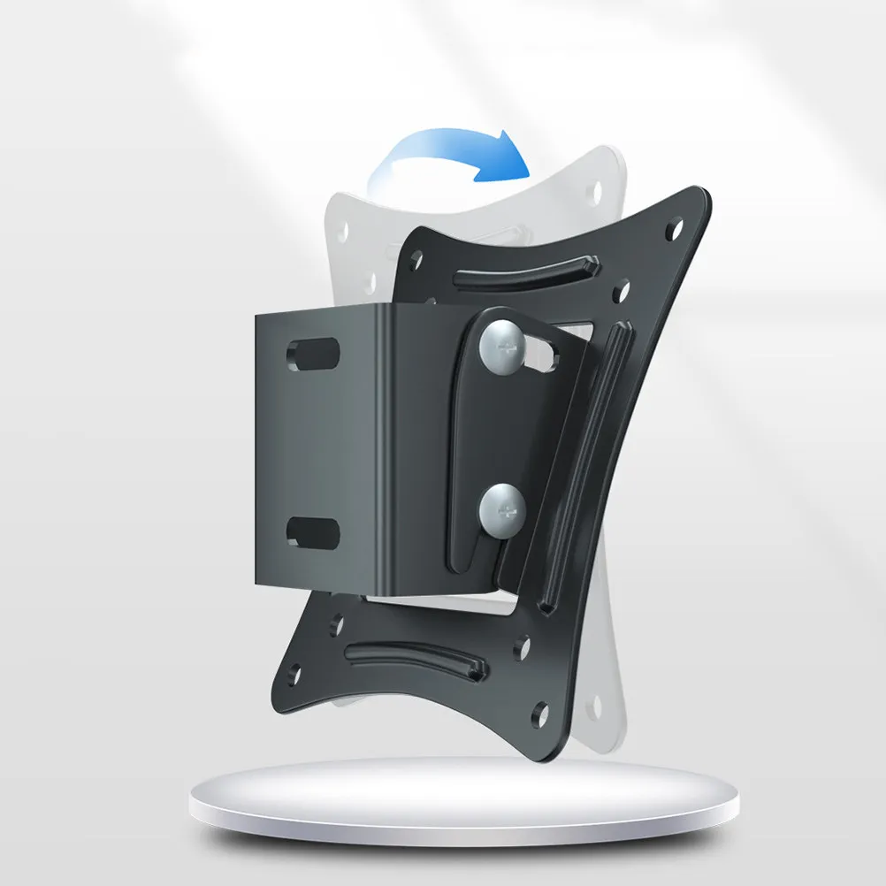 TV Wall Mount Adjustable Black Wall Mount for Computer Monitors Home Office Use Compatible with LED LCD Plasma Screens Display