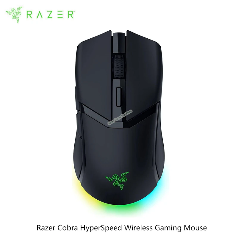 

Razer Cobra HyperSpeed Wireless Gaming Mouse-9 Customizable Controls -Focus X 26K Optical Sensor- 2.4GHz, Bluetooth & USB C Mice