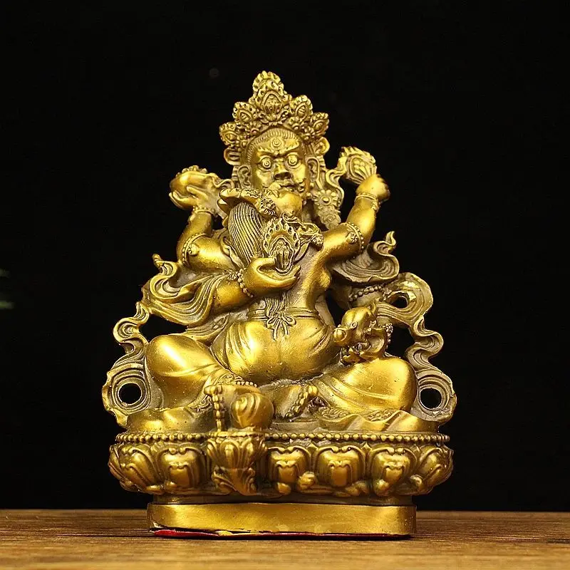 Tibetan The five wealth gods yellow wealth god, white wealth god buddha Statue Sculpture Figurine Home Decoration Accessories