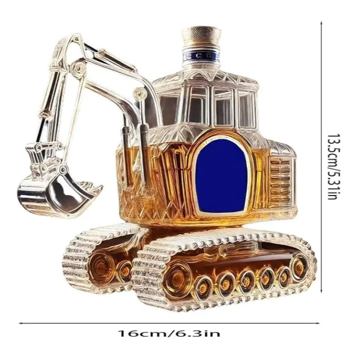 Carafe à whisky pour pelle robuste – Artisanat haut de gamme, parfait pour les constructeurs, les co