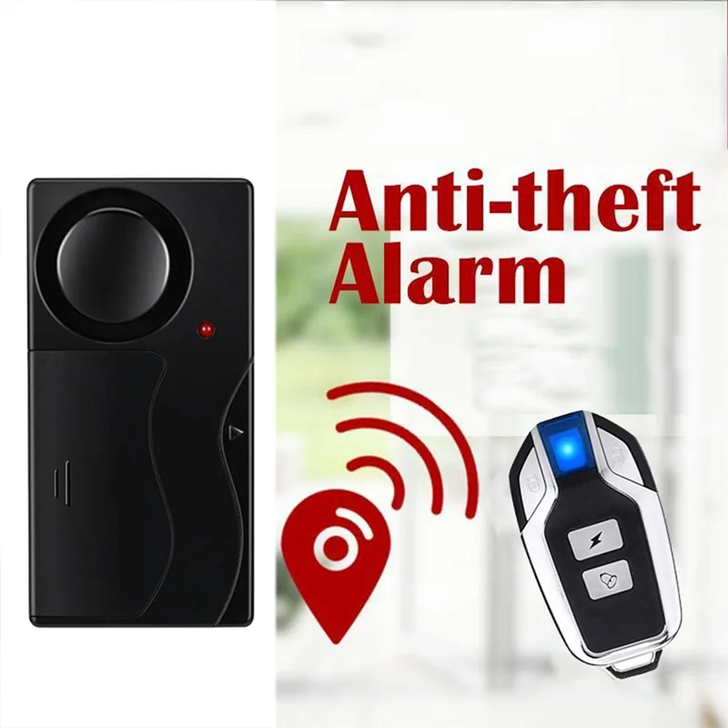 【PUBLICITÀ】 Allarme antifurto per porte e finestre con vibrazione con allarmi telecomandati Regolazione della sensibilità per scooter per auto da bici