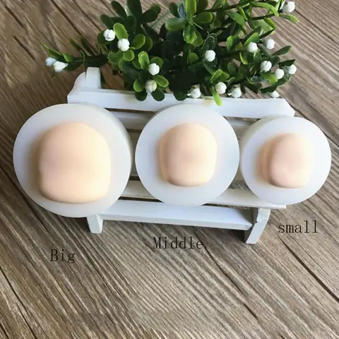 1/3Pcs Silicone 3D Baby Face Clay Mold Fondant Chocolate Molds Pottery Ceramic Tools Clay Resin Moulds