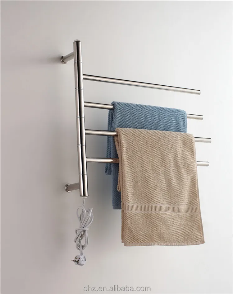 

Multifunctional Stainless Steel Electric Ladder Wall Mounted Towel Rail Bathroom Drying Rack