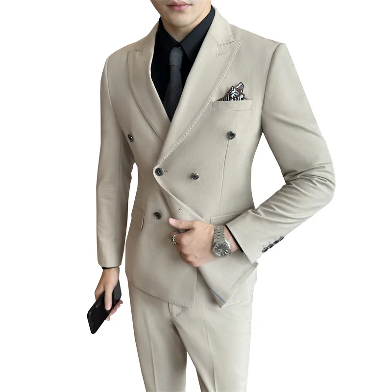 Groom wedding dress business slim suit146