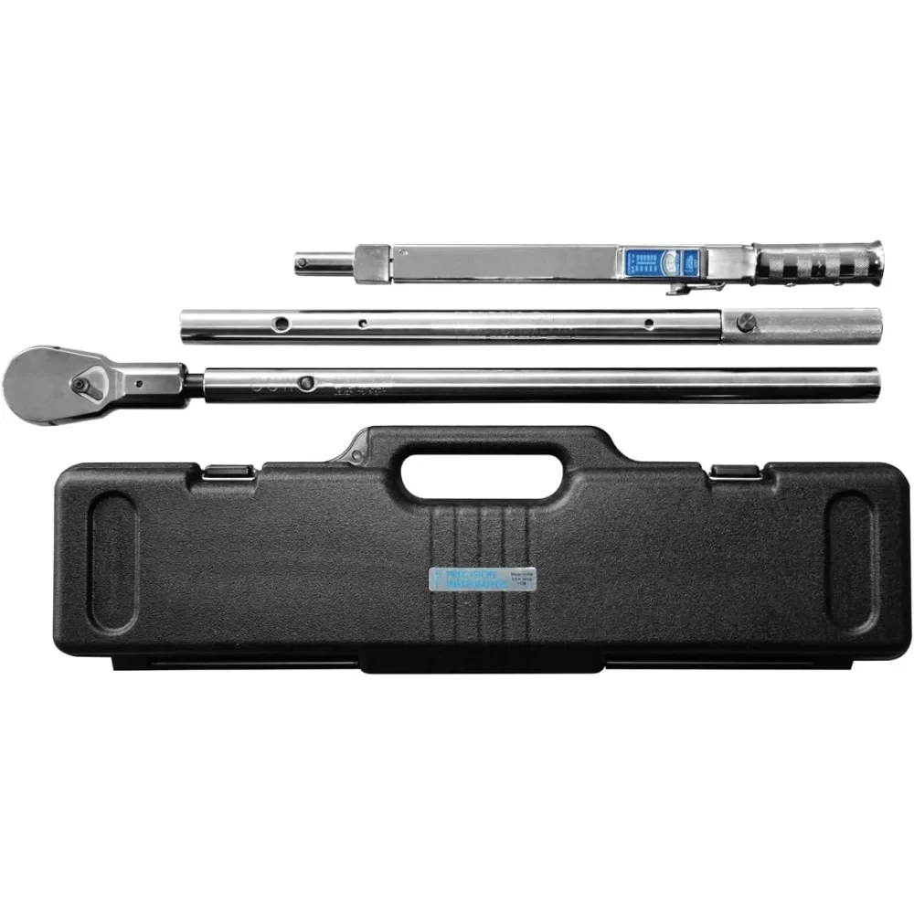 

3/4" Drive Torque Wrench and Breaker Bar Combo Pack Heavy Duty Knurl Grip