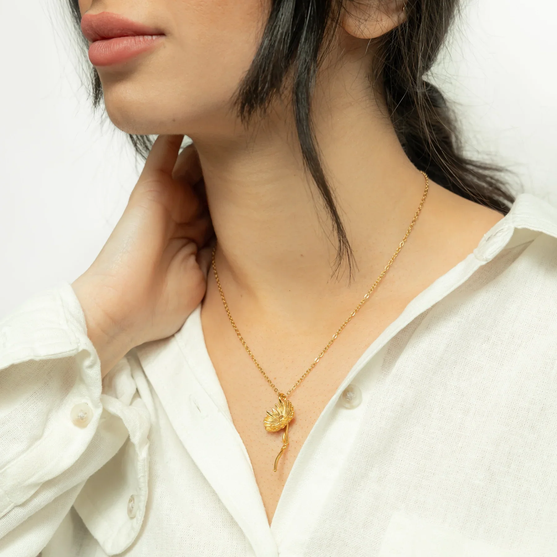 Custom Dandelion Pendant Necklace Personalized Silver - Plated Chain Jewelry With Delicate Floral Charm Unique Nature - Themed