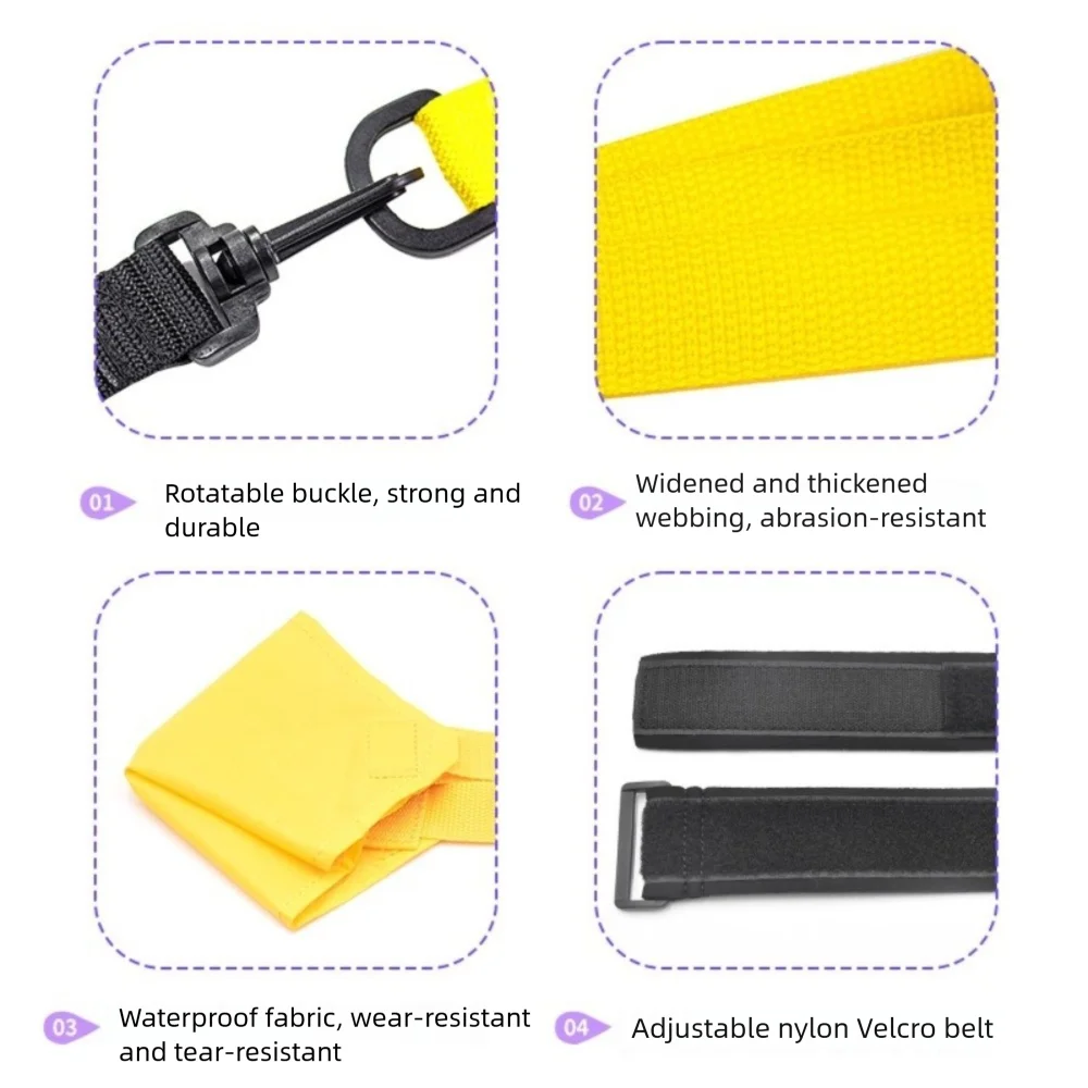 

Новый регулируемый ремень для плавания с парашютом, водонепроницаемый износостойкий ремень для плавания, портативное оборудование для упражнений в бассейне, тренировки в бассейне