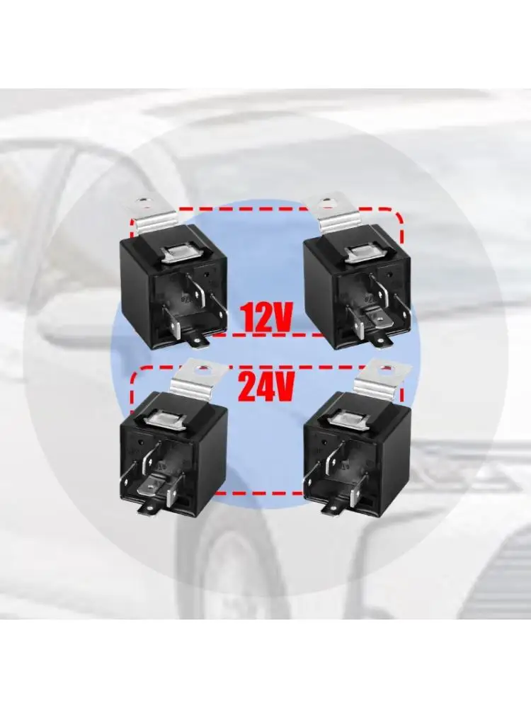 

Car Relays 5 Terminal Plastic Construction Fast Circuit Switching Vehicle Use