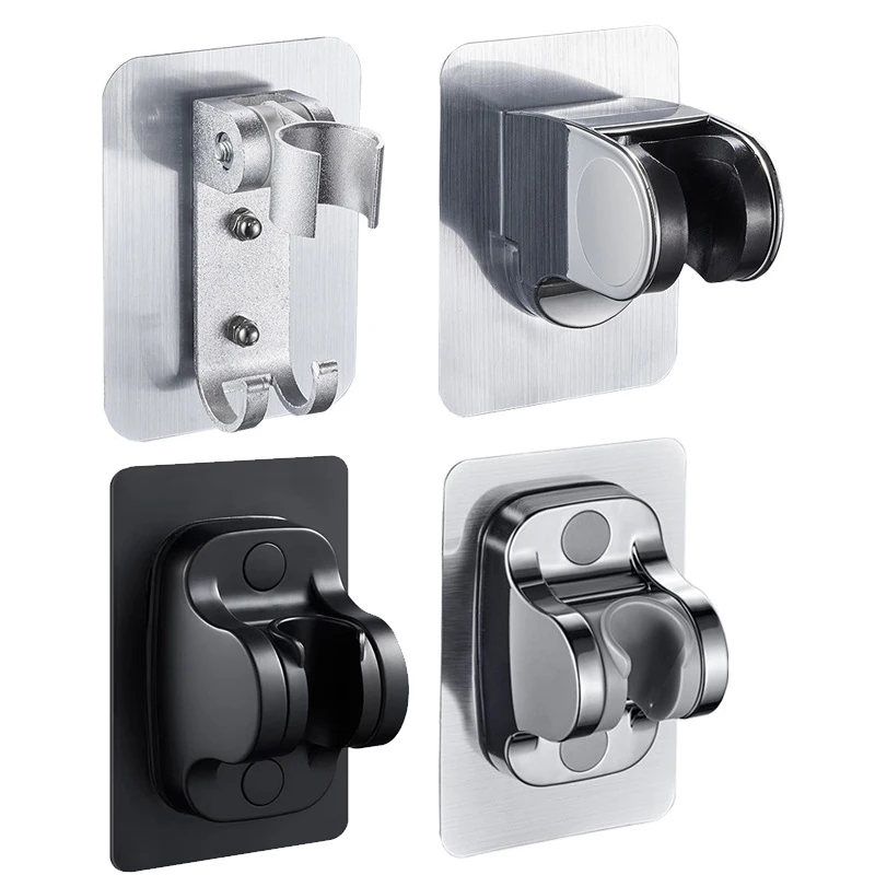 

Держатель для душевой лейки, регулируемый самоклеящийся кронштейн для душевой лейки, настенный Регулируемый кронштейн, аксессуары для ванной комнаты