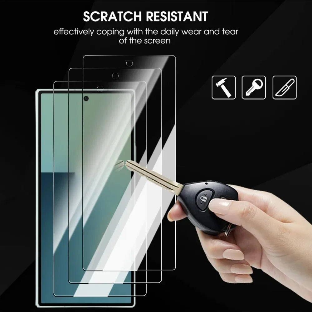 9H Tempered Glass Screen Protectors for Samsung Galaxy Z Fold 7 6 HD Clear Anti-scratch Protective Film for ZFold7 Zfold6 ZFold5