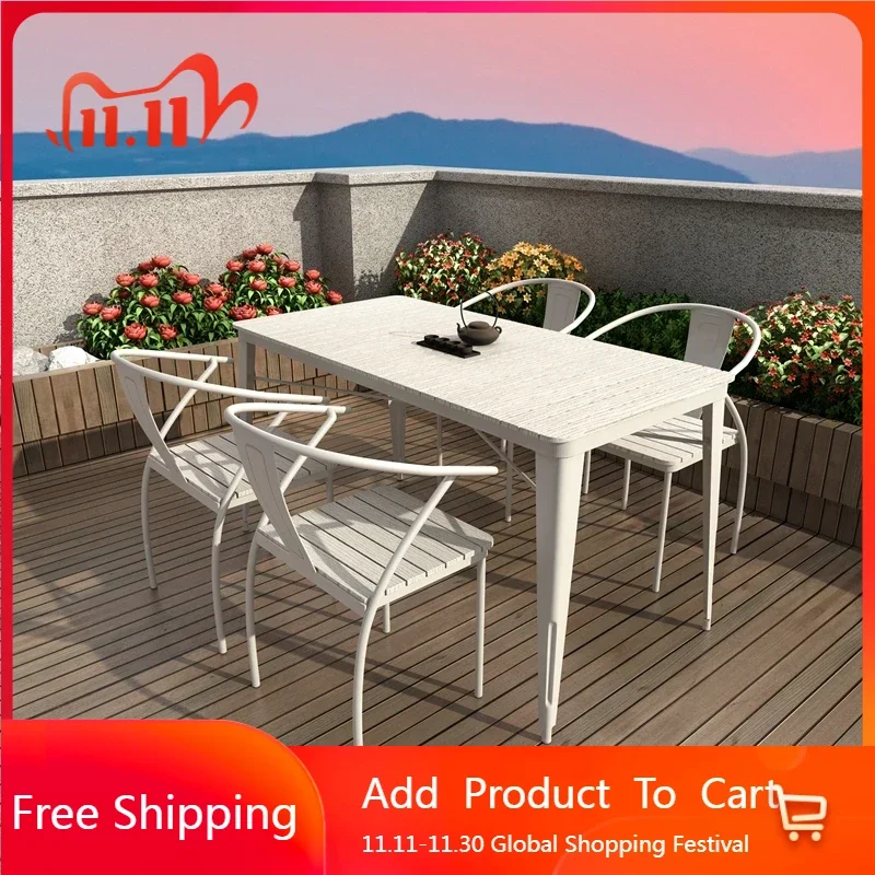 

Backyard Designer Garden Furniture Sets Modern Nordic Balcony Balcony Garden Furniture Sets Waterproof Patio Mueble Decorations