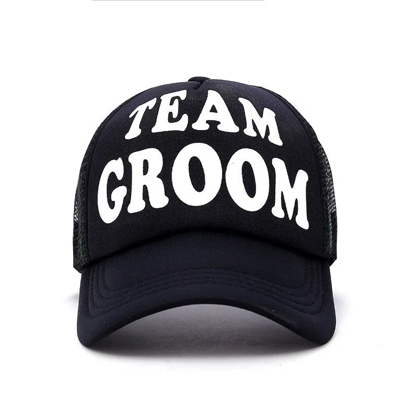 Groom Trucker Cap Junggesellenabschied Geschenk für den Bräutigam und Trauzeugen Junggesellinnenabschied Partyzubehör Dekoration Gastgeschenk Hochzeits-Souvenirs für Trauzeugen – Detail 3