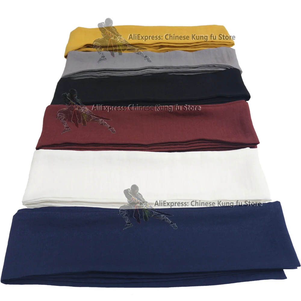Cinturones de algodón y lino personalizados para Kung Fu, Qigong, Tai Chi, Wushu, artes marciales, Wing Chun, cinturones de entrenamiento.