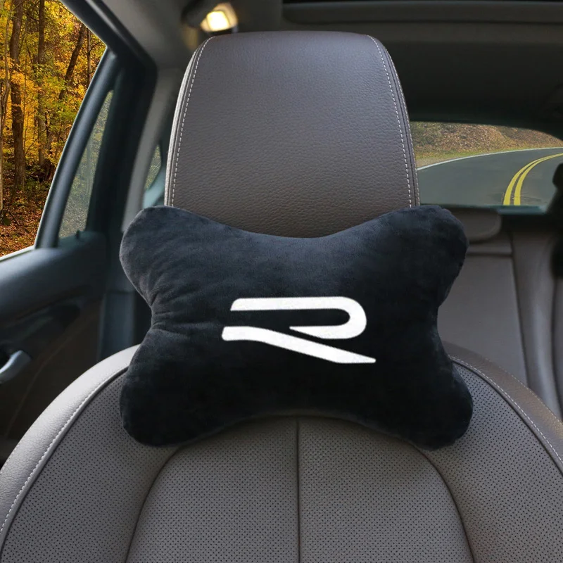 Car Auto Seat Head Neck Rest Cushion Headrest Pillow Pad New R logo for VW Volkswagen Golf 8 MK8 Accessories