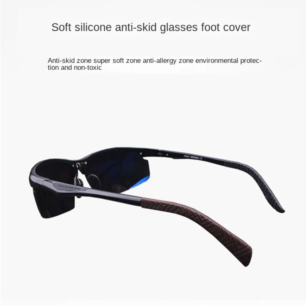 Silicone Glasses Anti-slip Sleeves Anti Drop Glasses Elastic Grip Eyeglasses Grip Glasses Foot Cover Glasses Leg Cover image 5