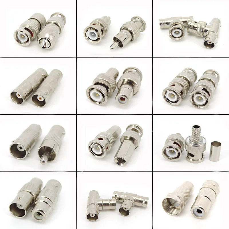 Bnc Serie Conversie Rca Jack Bnc Rf Coaxiale Kabel Connector Test Converter J17
