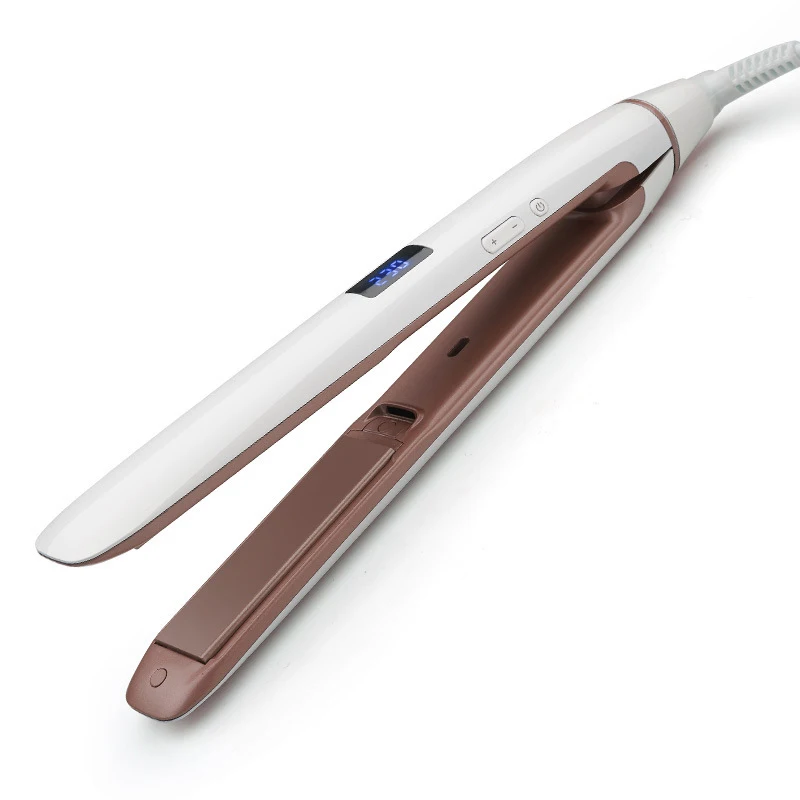 Hair straightener thermostat perm digital display ceramic splint hair straightening dual-purpose straightening plate