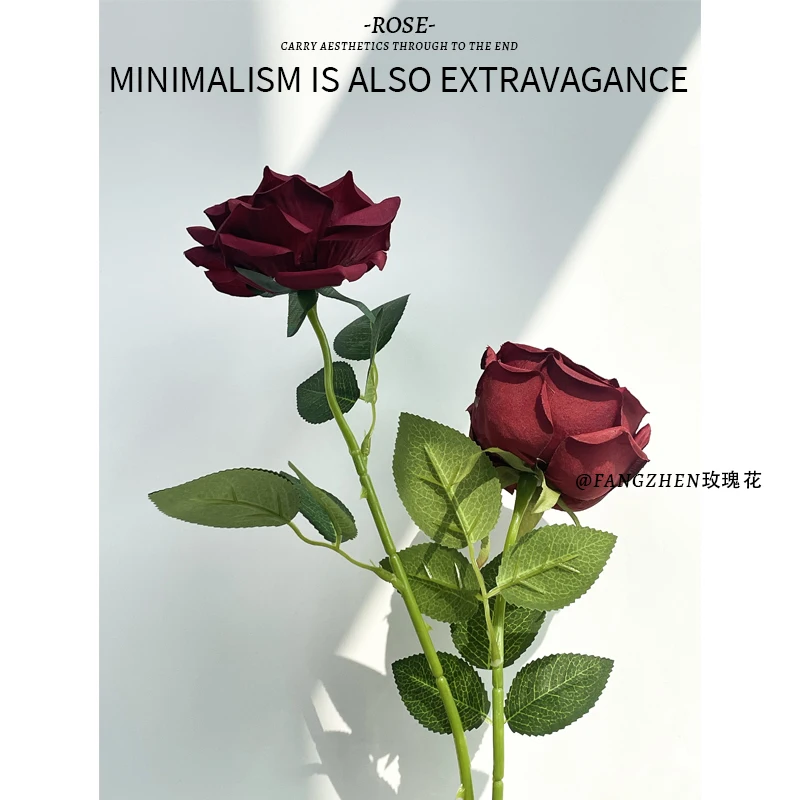 11 قطعة رومانسية الورود الاصطناعية الزهور فرع واحد النمط الفرنسي غرفة المعيشة ديكور الزفاف الديكور صور الدعائم ترتيب #2