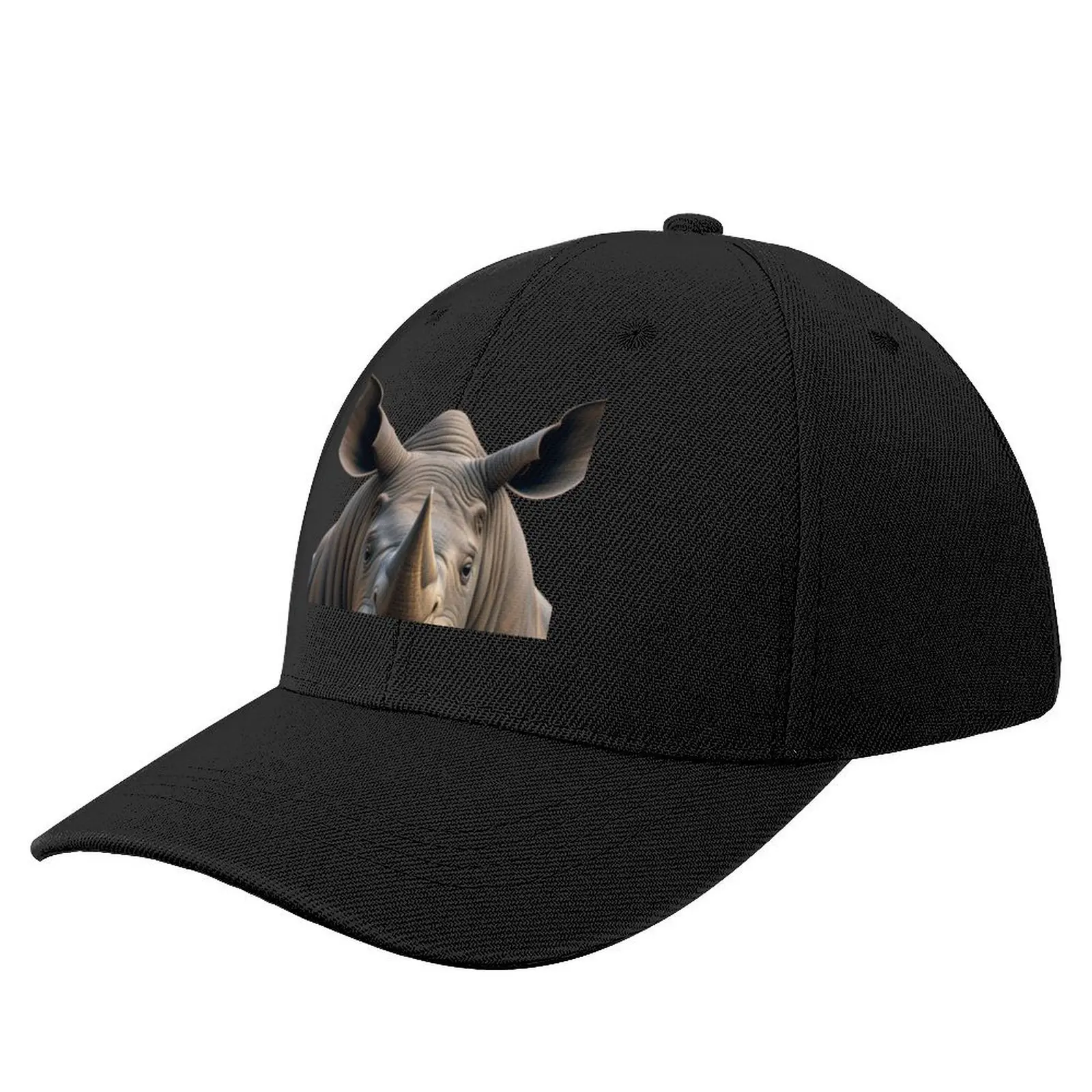 

Majestic Rhino; Powerful Presence Baseball Cap Snap Back Hat Hip Hop For Man Women's