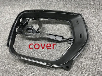 Para bmw x6 e71 nevoeiro lâmpada quadro capa guarnição drl luz de circulação diurna modelo antigo atualizar novo modelo acessórios do carro