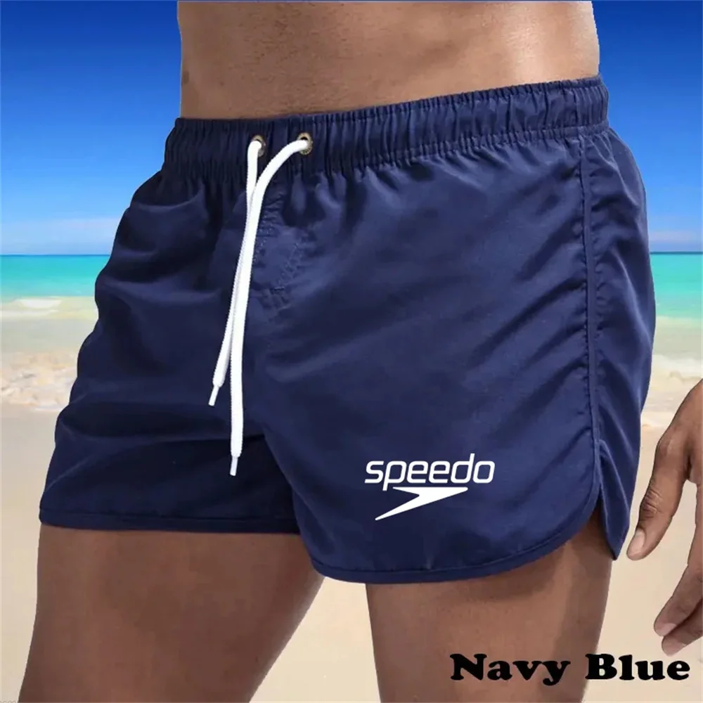 Summer fashion casual breathable quick drying ultra-thin best-selling beach shorts Men\'s swimming shorts + men\'s sports gym spor