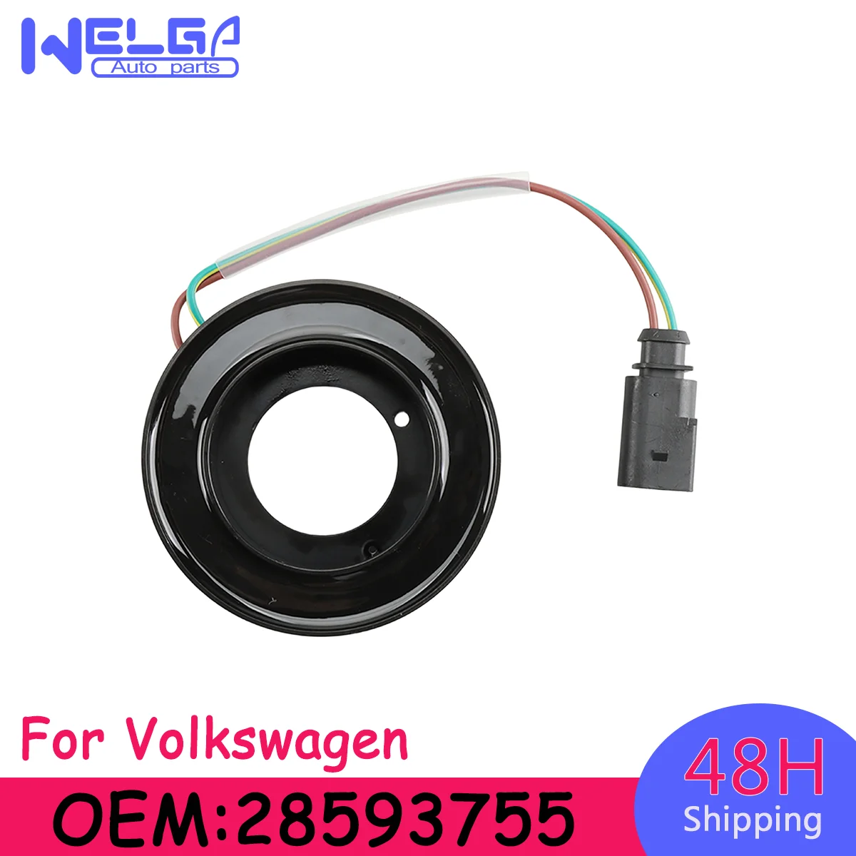 

Auto 28593755 Air Conditioning Clutch Coil For Volkswagen Jetta 7V16 Coil Car Accessories
