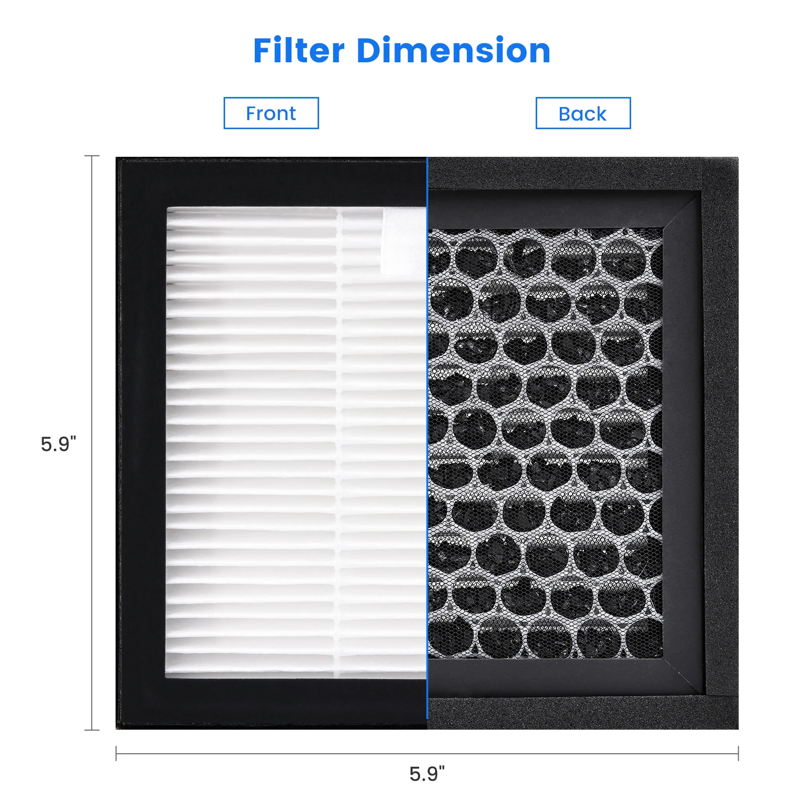 COMGROW Laser Smoke Absorber Filter Kit Cotton Filtering Sponge Net & HEAP Fliter & Actived Carbon  3 Layers Combination Filters