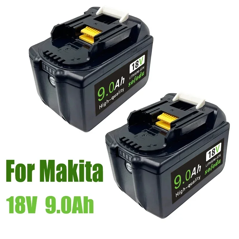 

3PCS 18V BL1850 Rechargeable Battery 9000mah LiIon Battery Replacement Power Tool Battery for MAKITA BL1860 BL1830+3A Charger