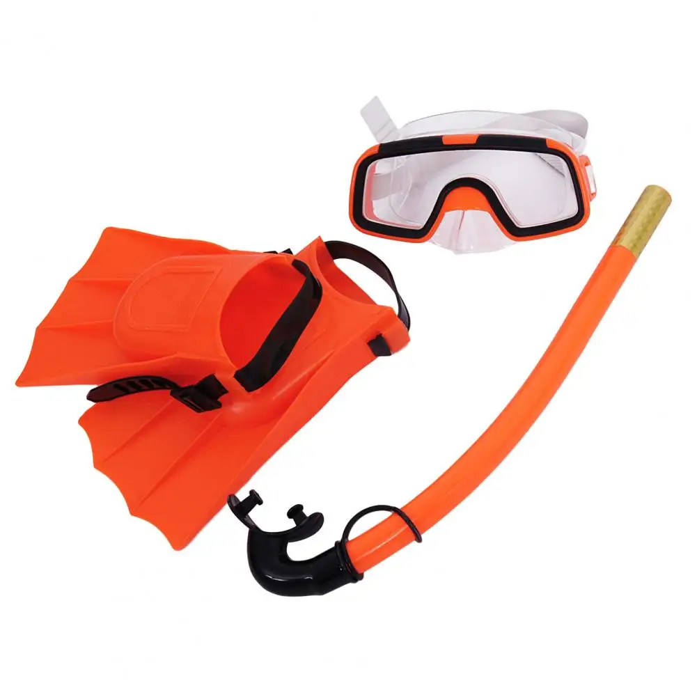 

Diving Snorkeling Goggles Children Surfing Diving Glasses Swimming Fins Snorkel Wide Vision Swimming Eyewear Snorkel Swim Fins