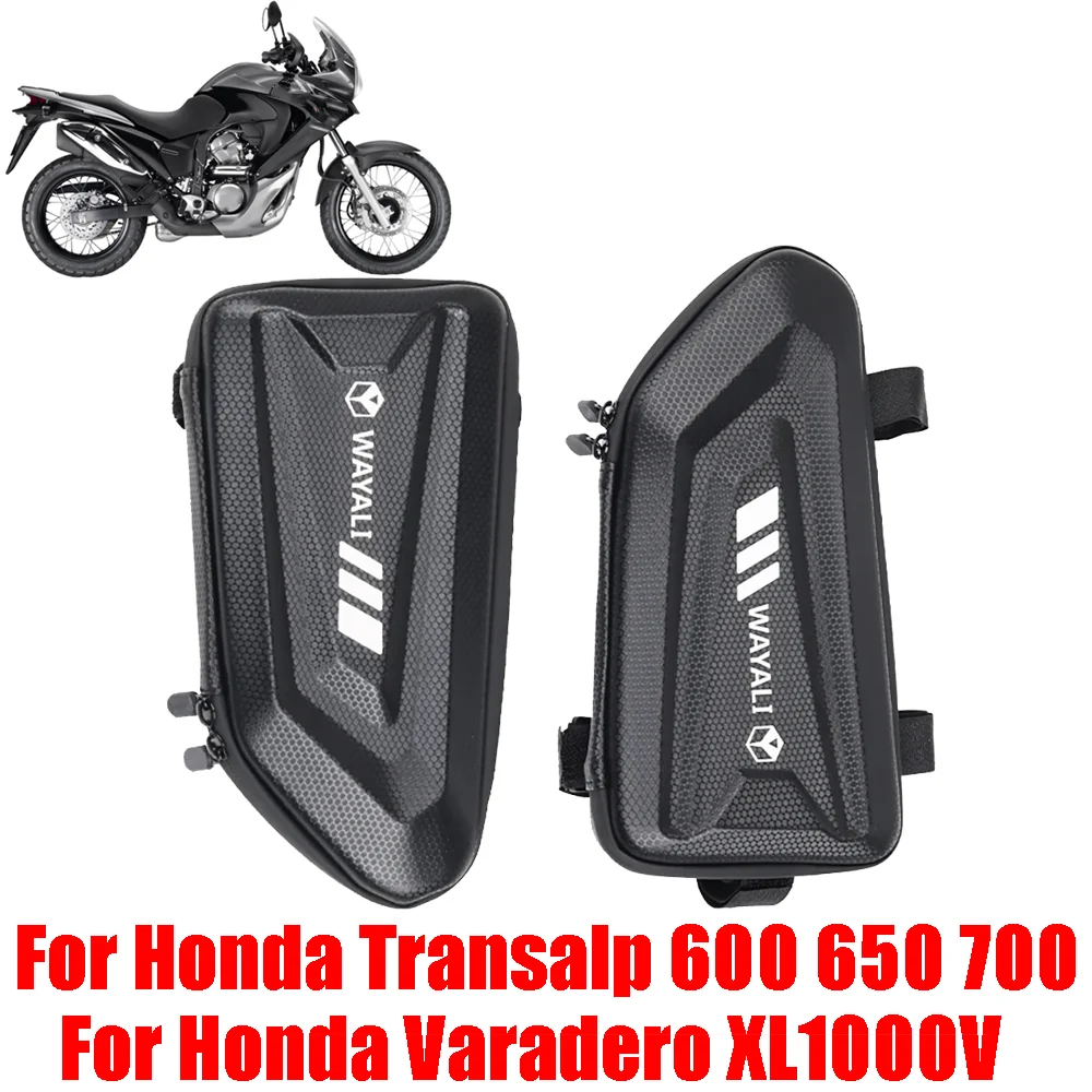 

Для Honda Transalp 600 650 700 XL600V XL650V XL700V Varadero XL 1000 V: Боковые сумки для инструментов, сумка для хранения на раму/бампер/дуги, аксессуары