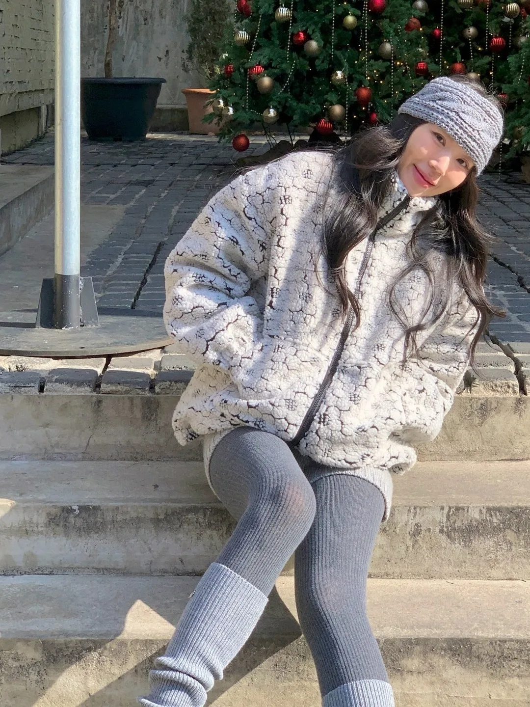 Winter Chic ort Jaet frauen Lamm Pelz Getrimmt Stehkragen Fce Gefüttert Blumen Stickerei Warme Koreanische Sle Oberbekleidung