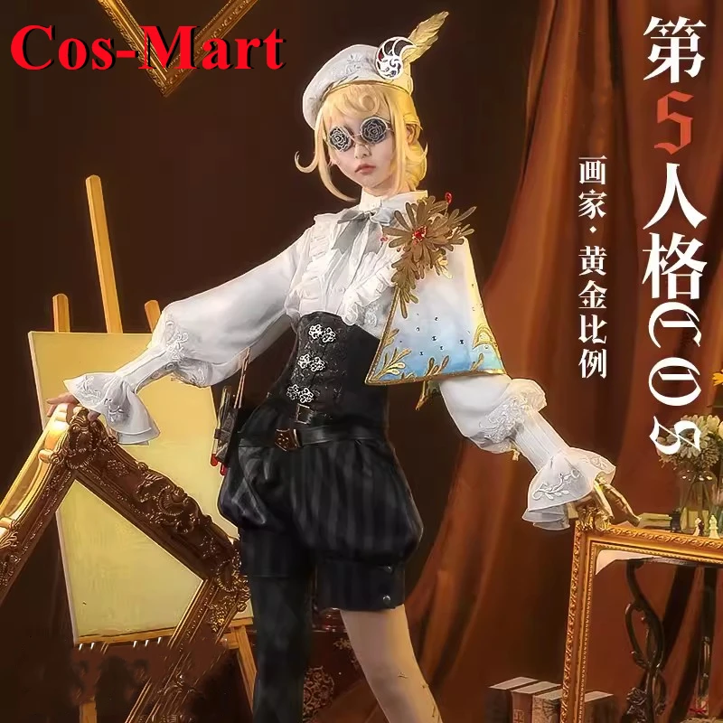 Cos-Mart Game Identity V Painter Cosplay Costume Golden Ratio Sweet Cos Elegant Dress Female Party Role Play Clothing