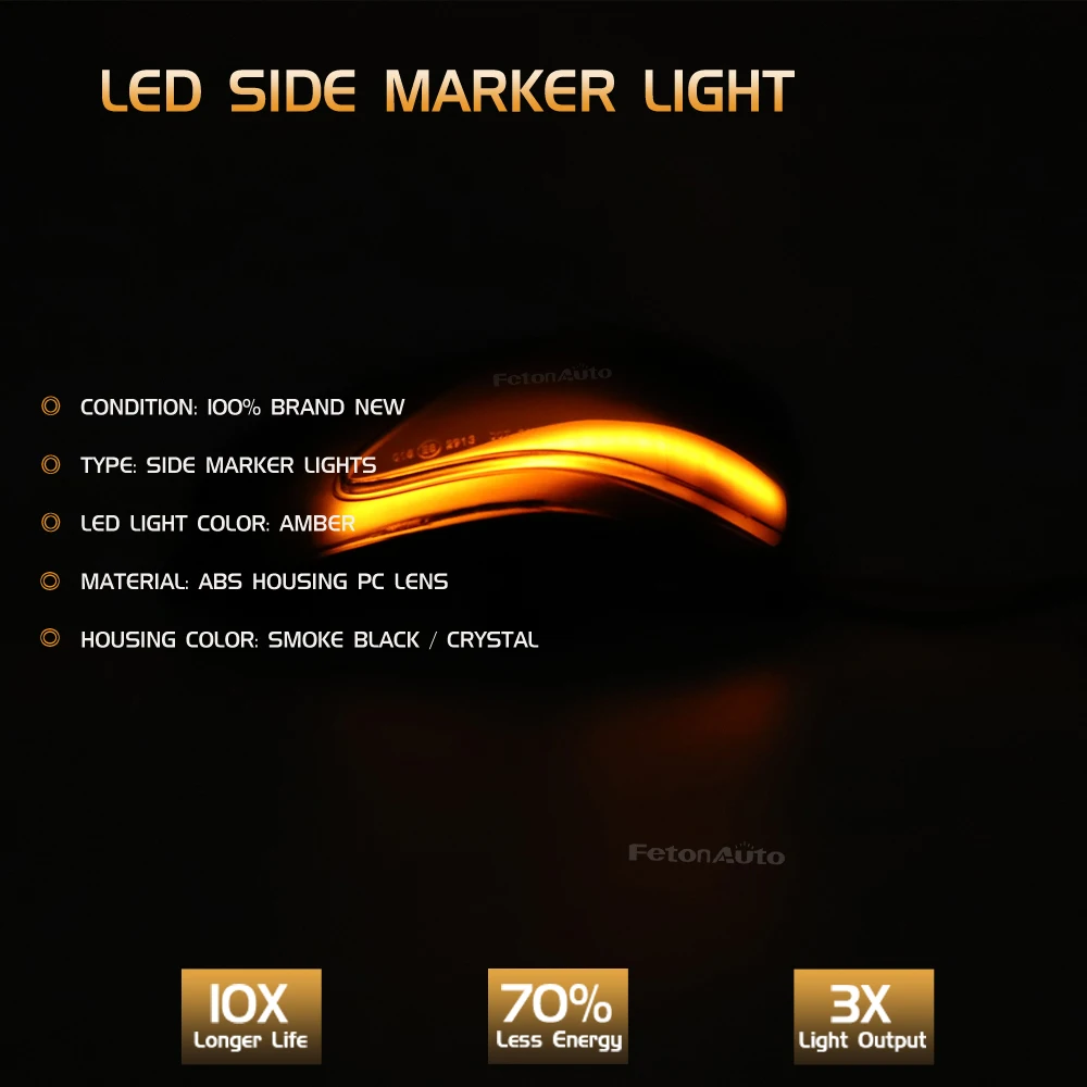 Dynamic Arrow Blinker LED for Honda Fit Jazz GE INSIGHT ZE LED Turn Signal Light Repeater Side Rearview Mirror  Flasher