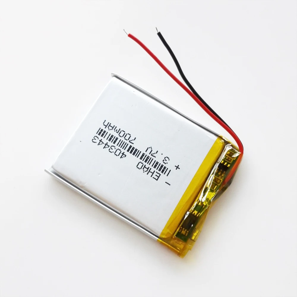 EHAO 403443 3.7V 700mAh Lithium Polymer LiPo PLIB Rechargeable Battery For Mp3 GPS Mobile Electronic Part 4*34*43mm