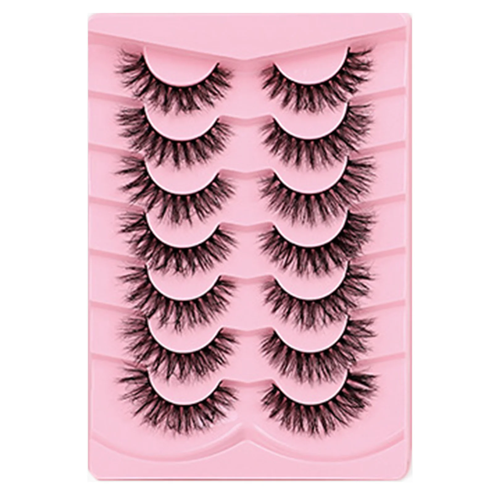 Cosplay Volume False Eyelashes Pack Fluffy Eye Makeup 3D Volume Lashes for Evening Party Makeup