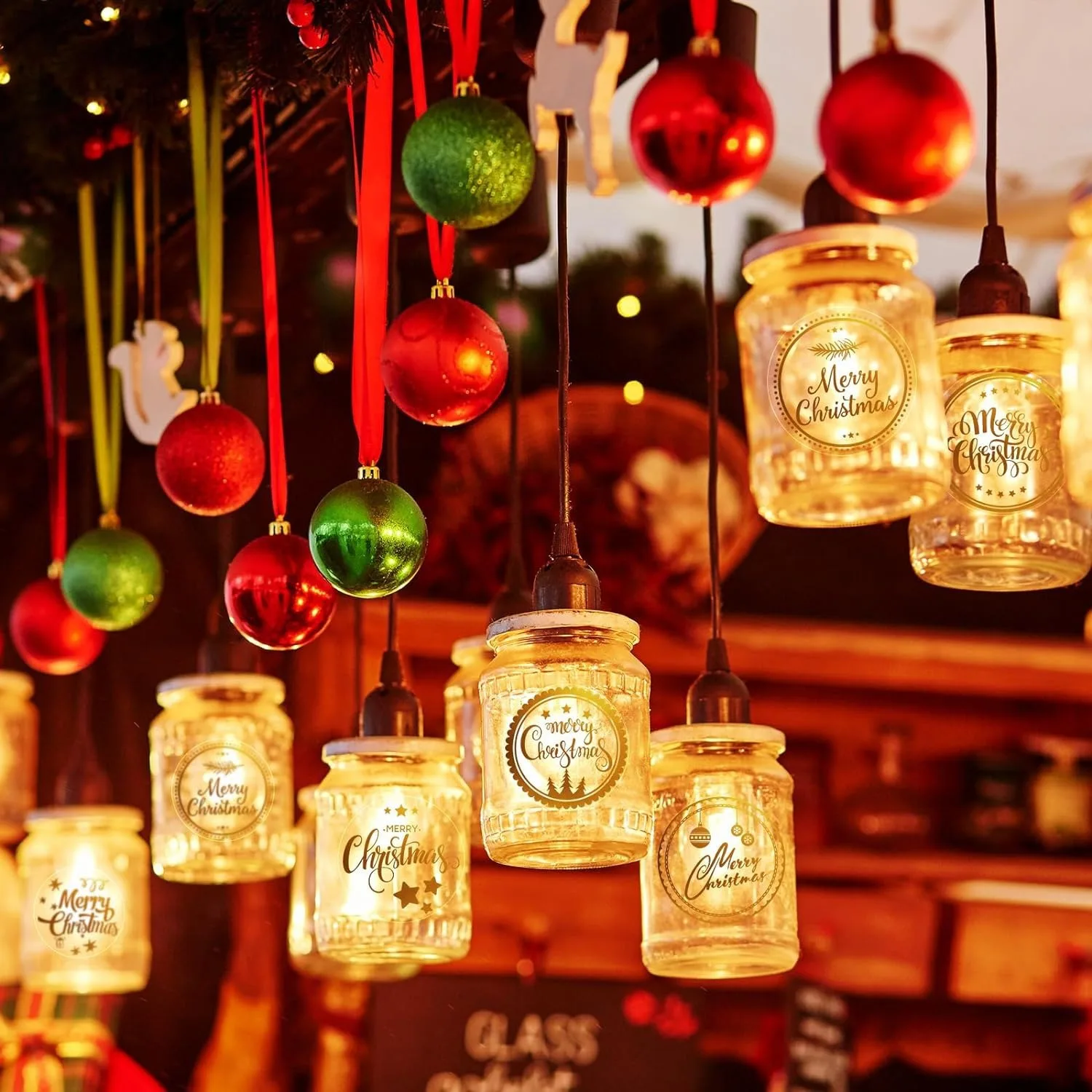 Christmas Labels Round Sticker Labels For School Scrapbook Journal