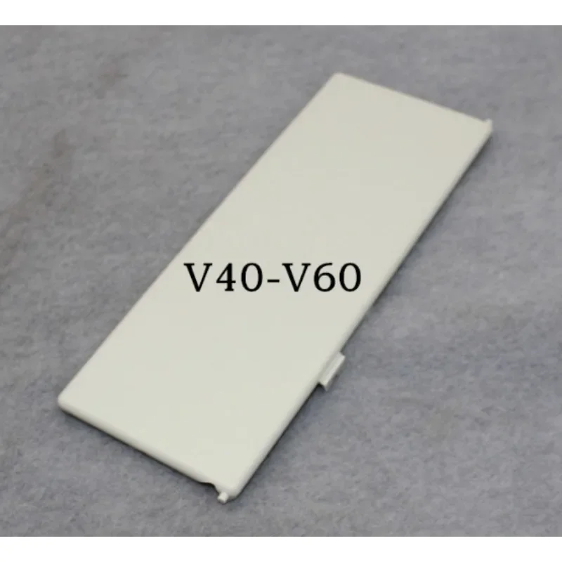 Sun Visor Make-up Mirror Flip-up Cover Beige Gray for Volvo S60L V40 V60 Interior with Matte Leather Texture in The Same Color