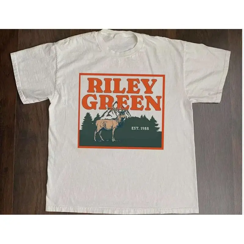 Riley Green Country Music Tour 2025 T Shirt White S 5XL
