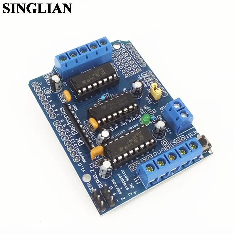 L293D Motor Control Shield Mini L293D Motor Drive Módulo Expansão Board